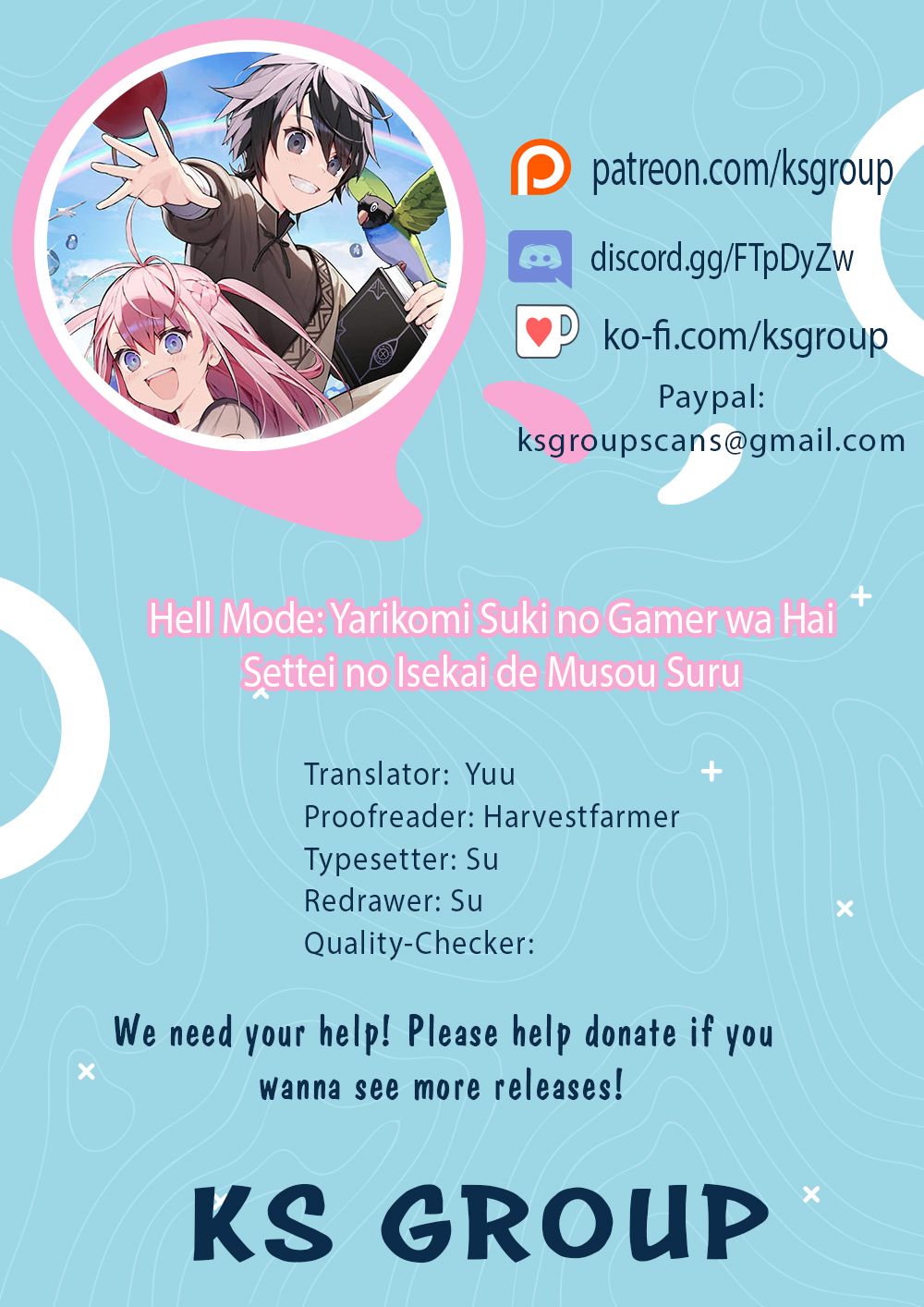 Hell Mode: Yarikomi Suki no Gamer wa Hai Settei no Isekai de Musou Suru chapter 3 page 1