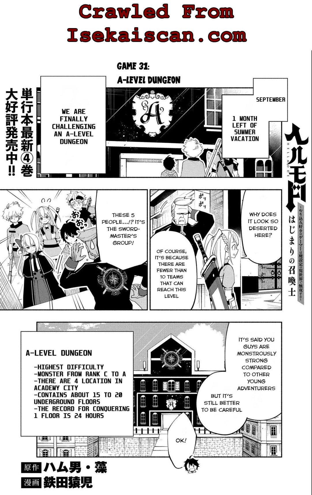 Hell Mode: Yarikomi Suki no Gamer wa Hai Settei no Isekai de Musou Suru chapter 31 page 2