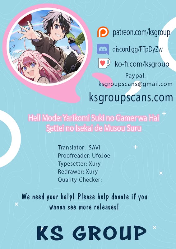 Hell Mode: Yarikomi Suki no Gamer wa Hai Settei no Isekai de Musou Suru chapter 97 page 1