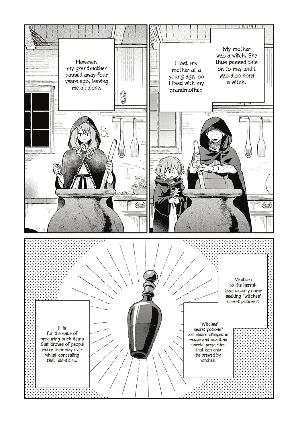 Hello, I Am A Witch, And My Crush Wants Me To Make A Love Potion! chapter 1 page 4