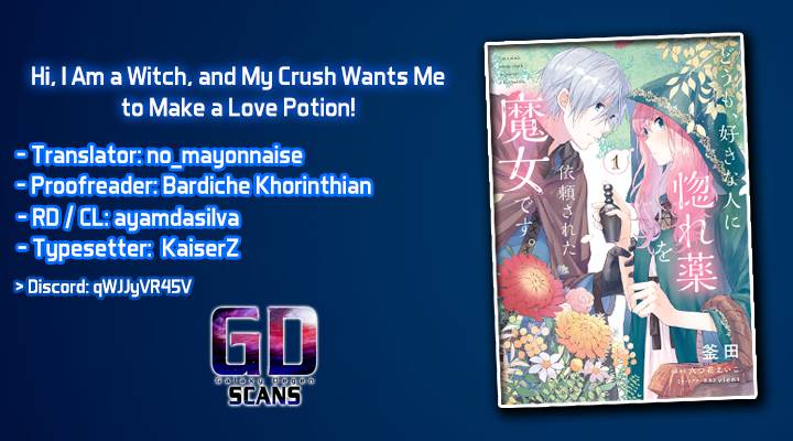 Hello, I Am A Witch, And My Crush Wants Me To Make A Love Potion! chapter 9 page 1