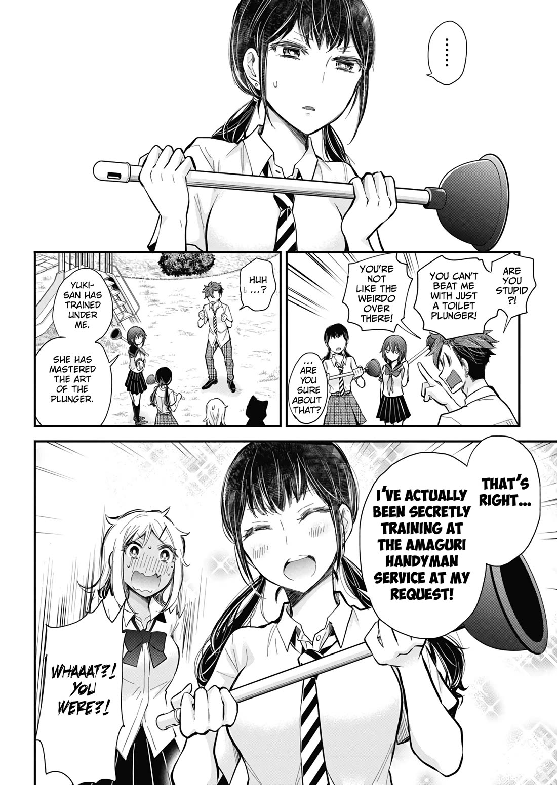 Henjo - Hen na Joshi Kousei Amaguri Senko chapter 124 page 17