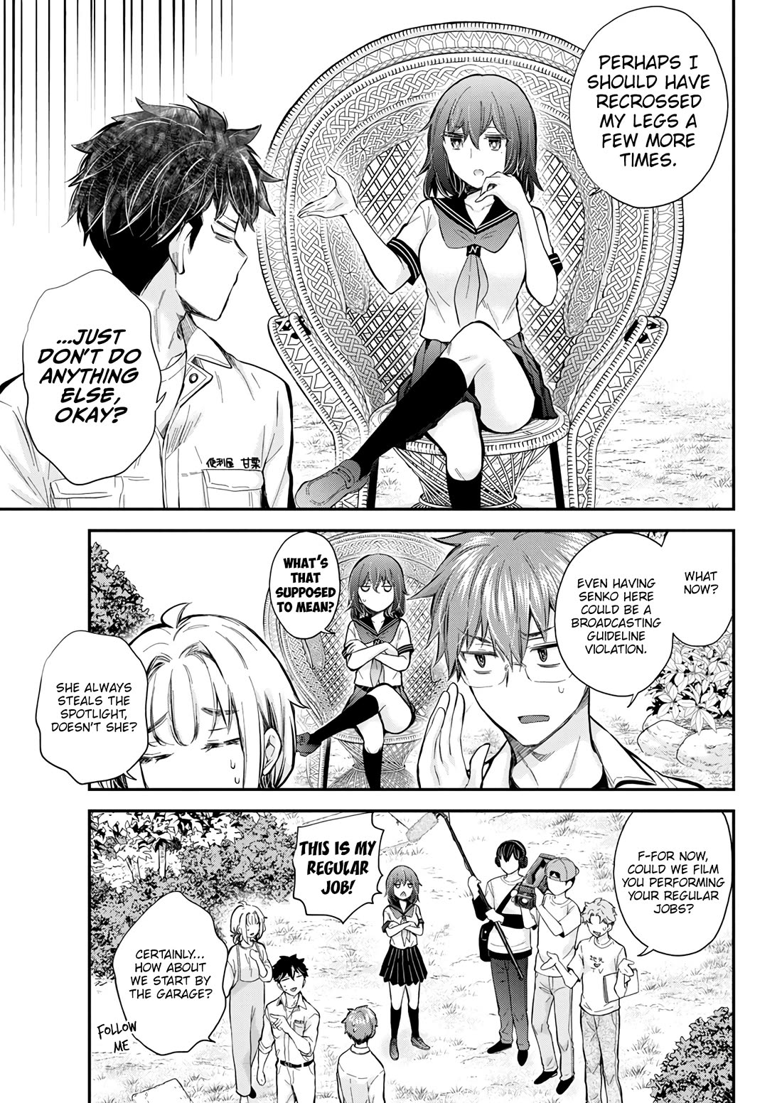 Henjo - Hen na Joshi Kousei Amaguri Senko chapter 129 page 9