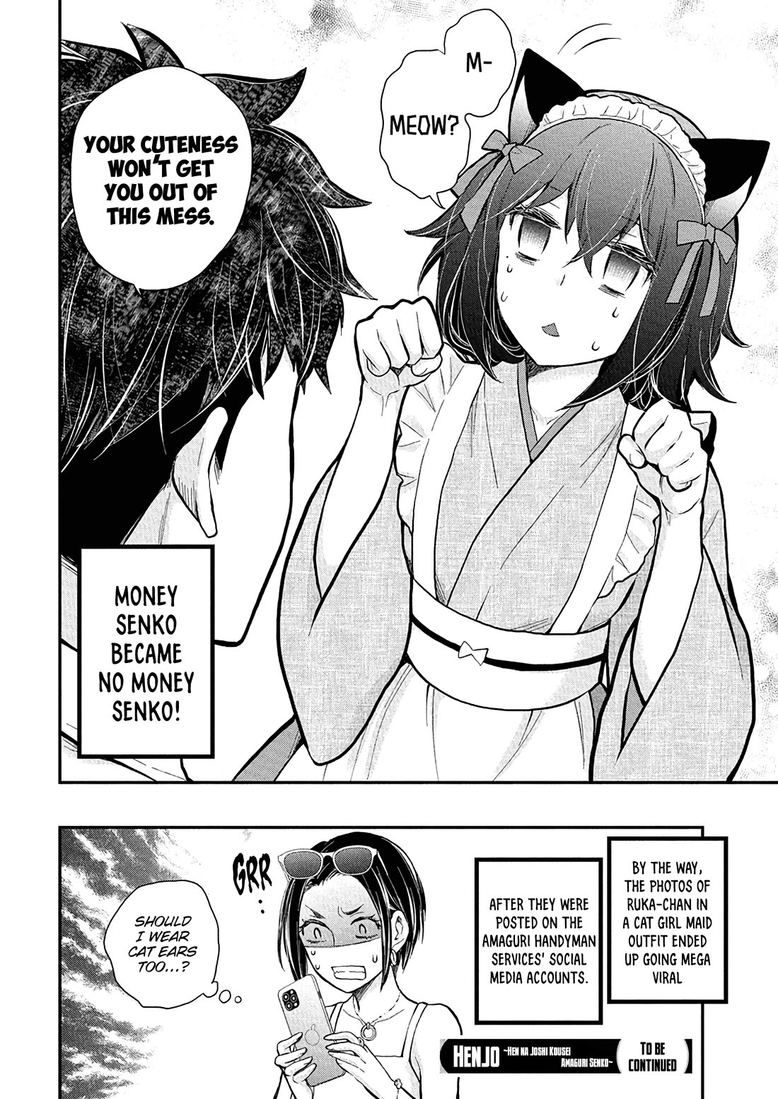 Henjo - Hen na Joshi Kousei Amaguri Senko chapter 135 page 22