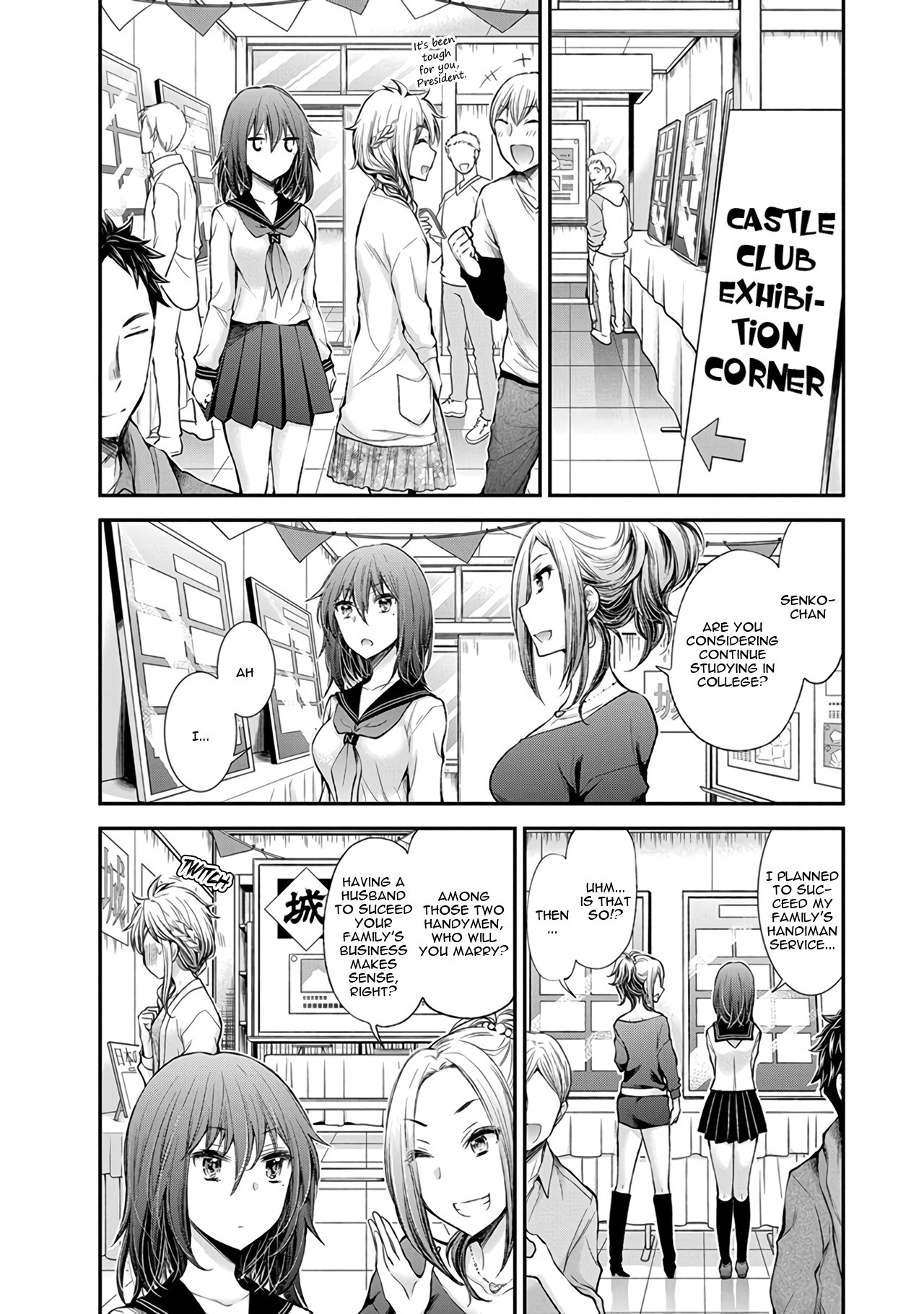 Henjo - Hen na Joshi Kousei Amaguri Senko chapter 45 page 8