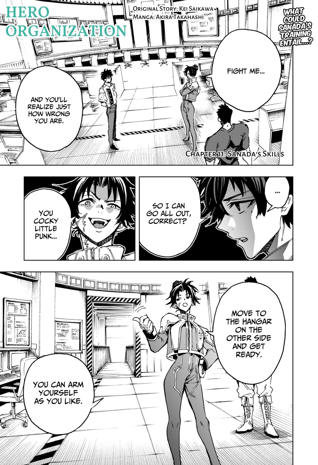 Hero Organization chapter 11 page 1