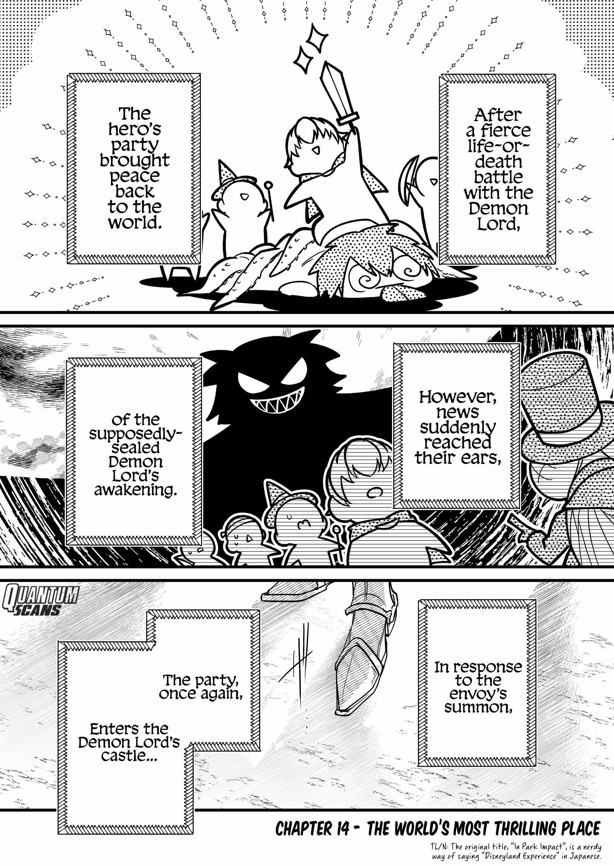 Hero's Party Want to Experience LOVE chapter 14 page 1