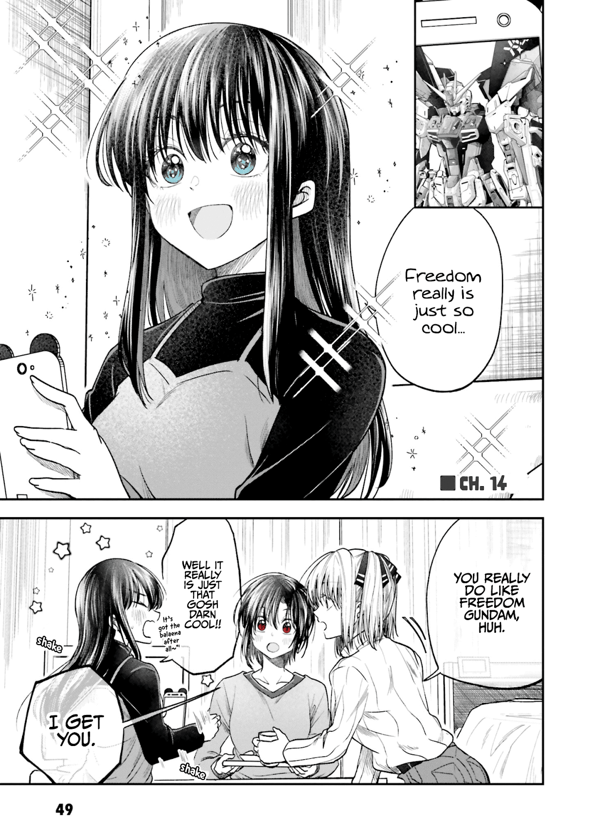 HG ni Koisuru Futari chapter 14 page 1