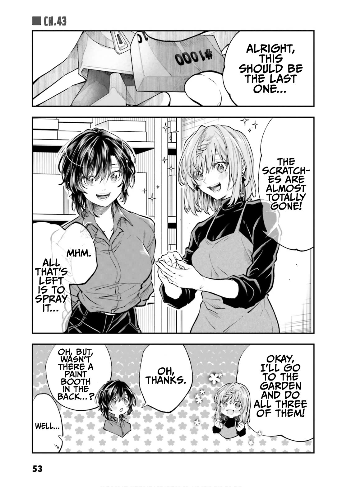 HG ni Koisuru Futari chapter 43 page 1