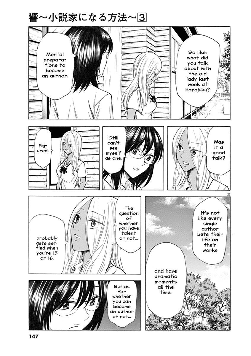 Hibiki - Shousetsuka ni Naru Houhou chapter 22 page 23