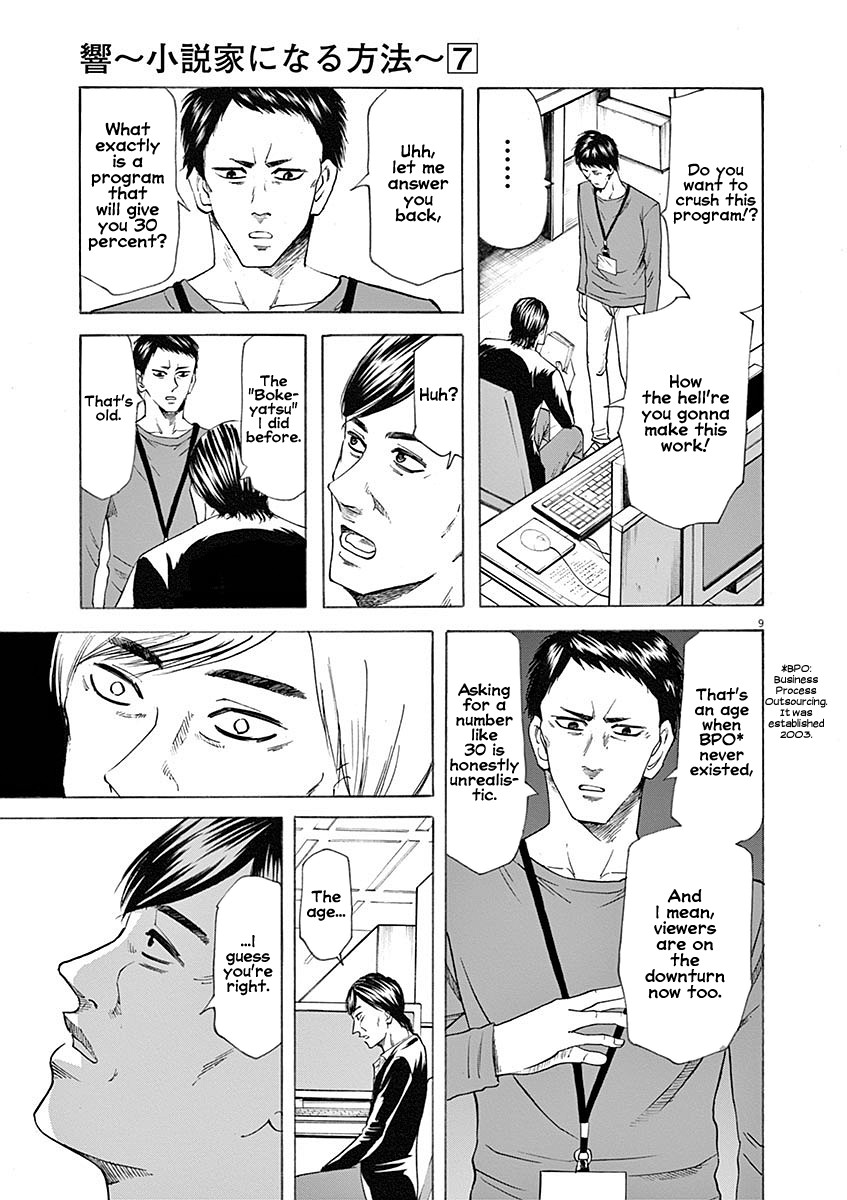 Hibiki - Shousetsuka ni Naru Houhou chapter 54 page 9