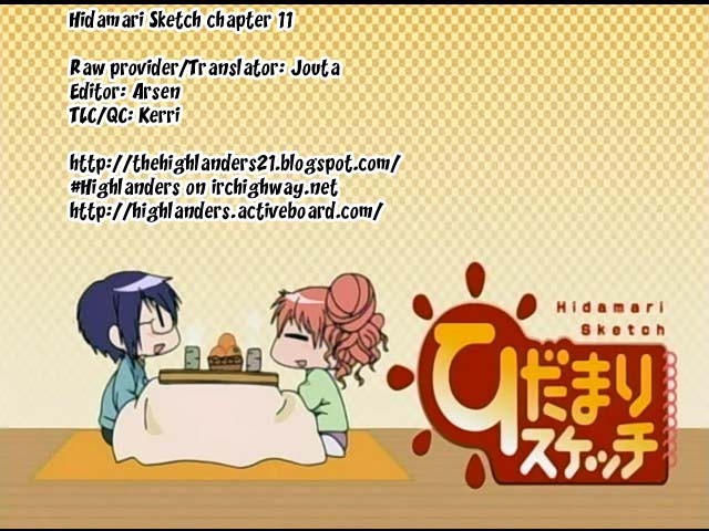 Hidamari Sketch chapter 11 page 1