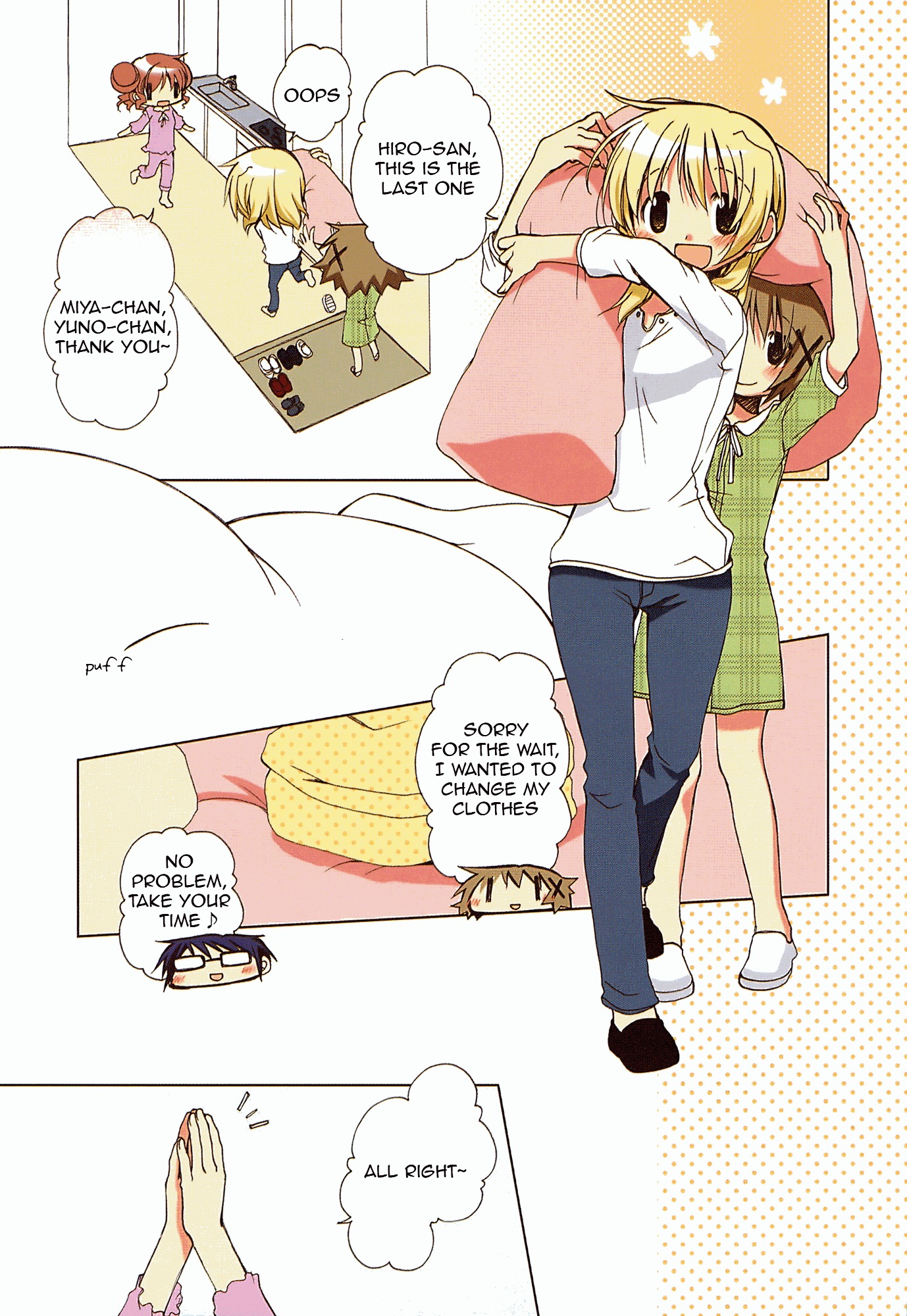 Hidamari Sketch chapter 52.6 page 9