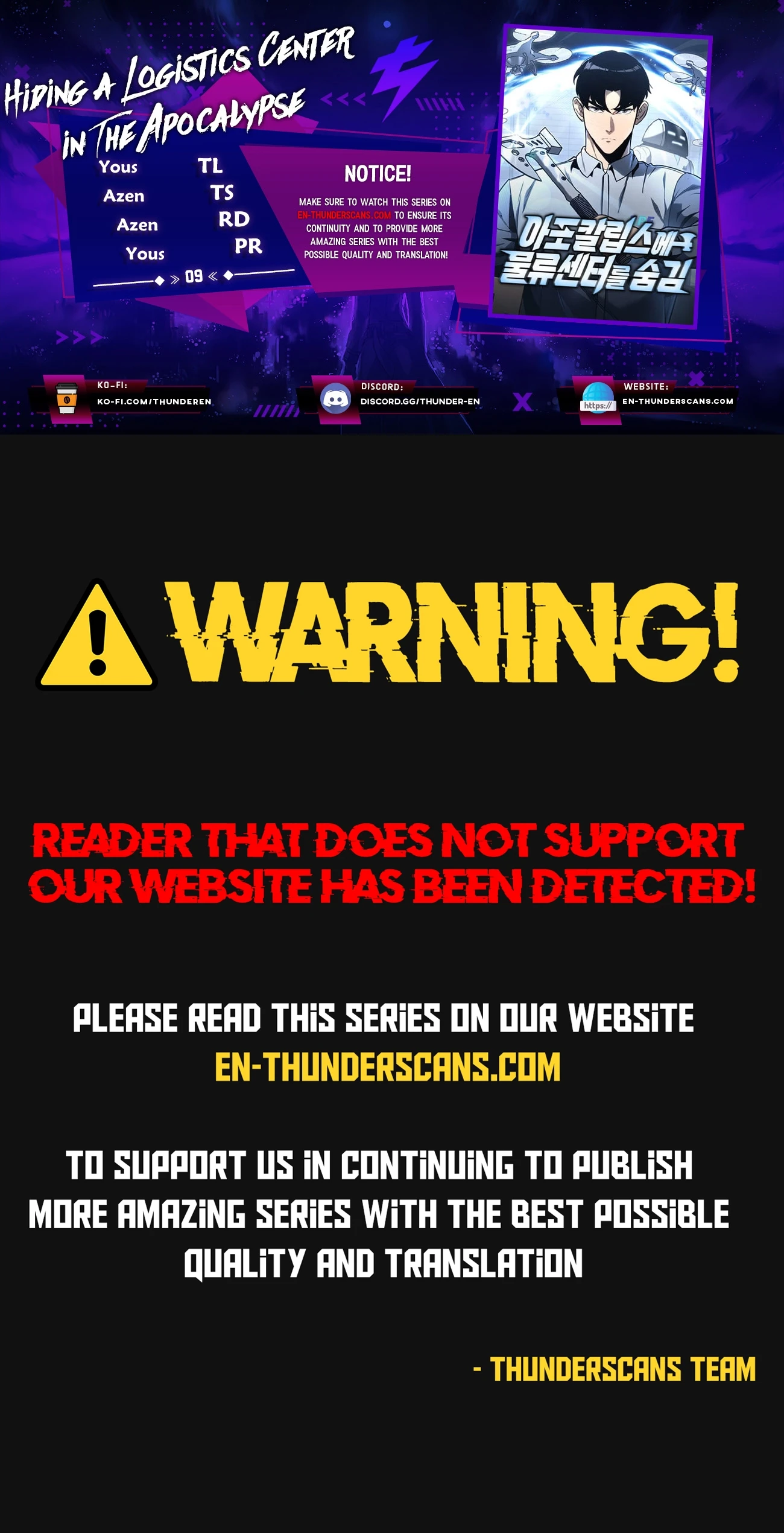 Hiding A Logistics Center In The Apocalypse chapter 9 page 1