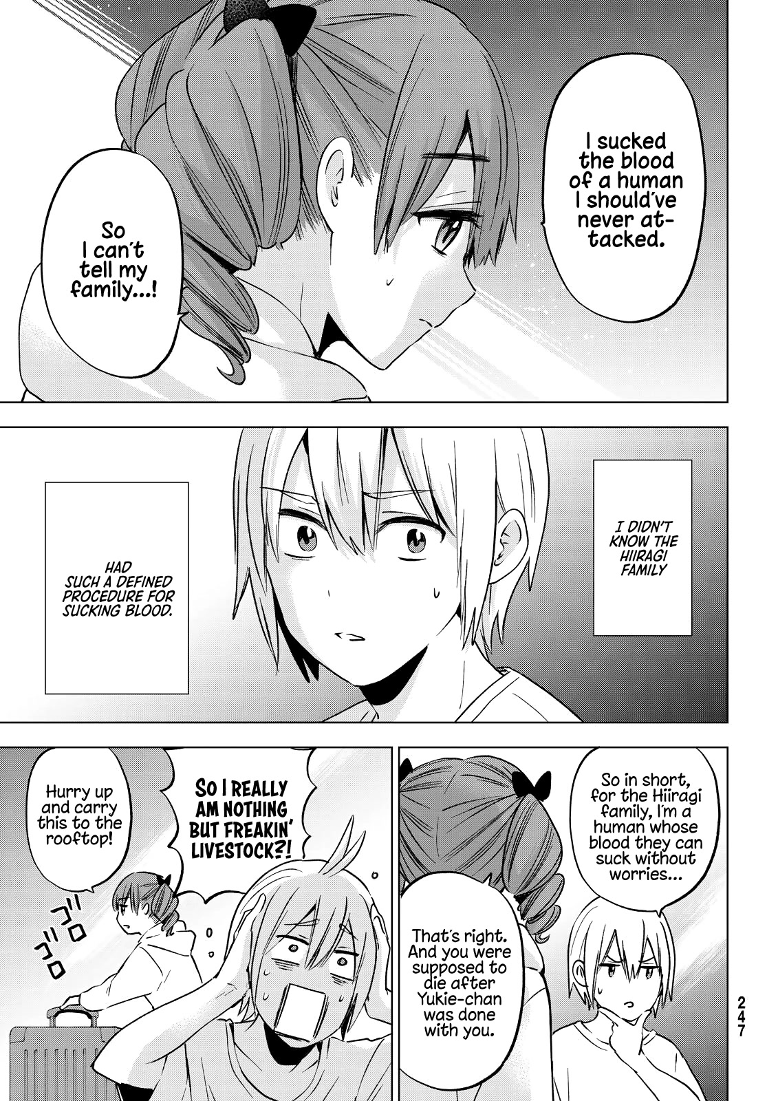 Hiiragi-san Chi no Kyuuketsu Jijou chapter 14 page 7