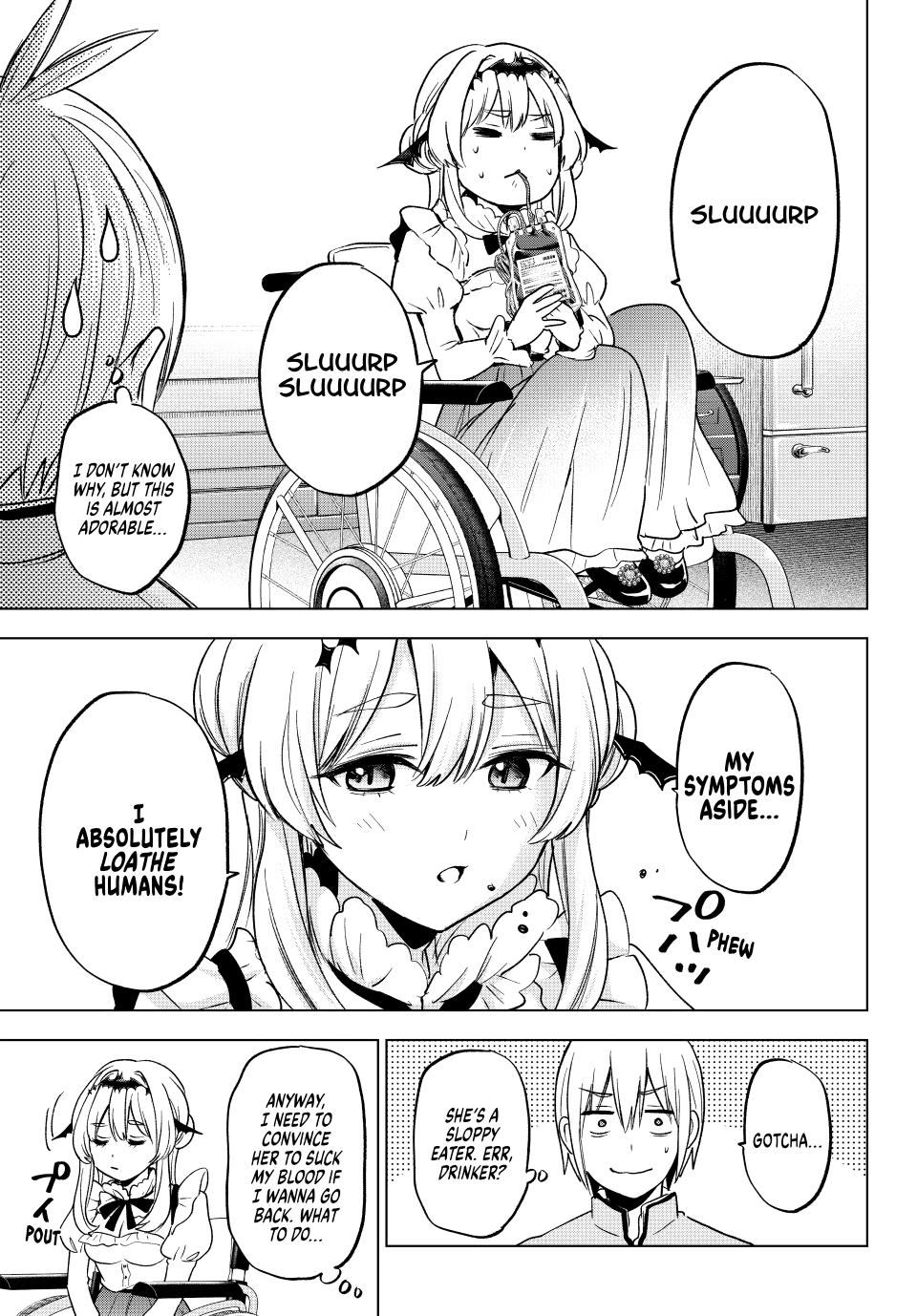 Hiiragi-san Chi no Kyuuketsu Jijou chapter 17 page 7