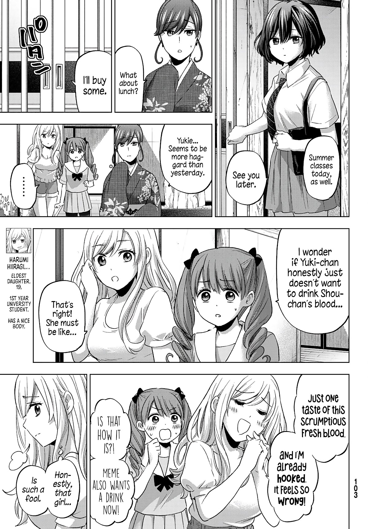 Hiiragi-san Chi no Kyuuketsu Jijou chapter 3 page 9