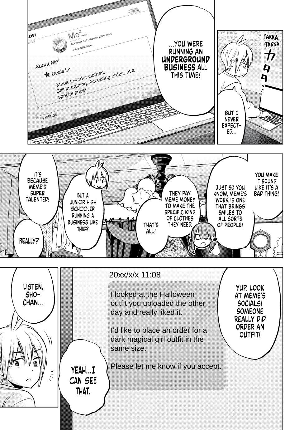 Hiiragi-san Chi no Kyuuketsu Jijou chapter 34 page 15