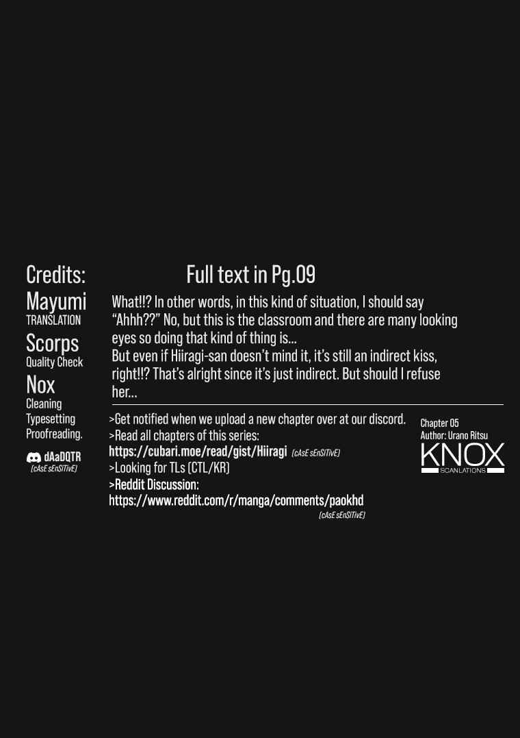 Hiiragi-san is A Little Careless chapter 5 page 15