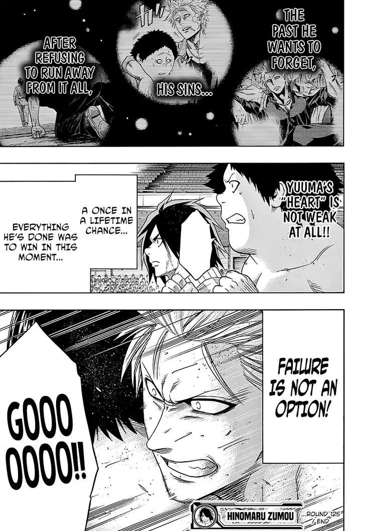Hinomaru Zumou chapter 125 page 19