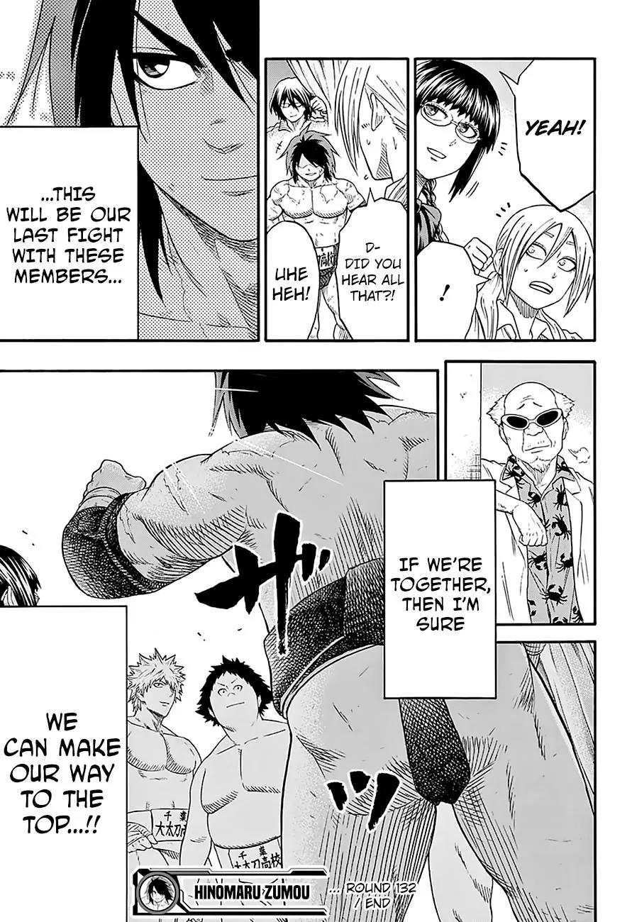 Hinomaru Zumou chapter 132 page 22