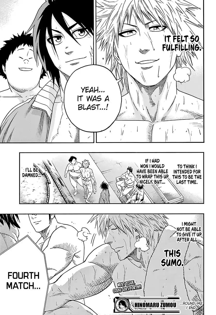 Hinomaru Zumou chapter 142 page 19