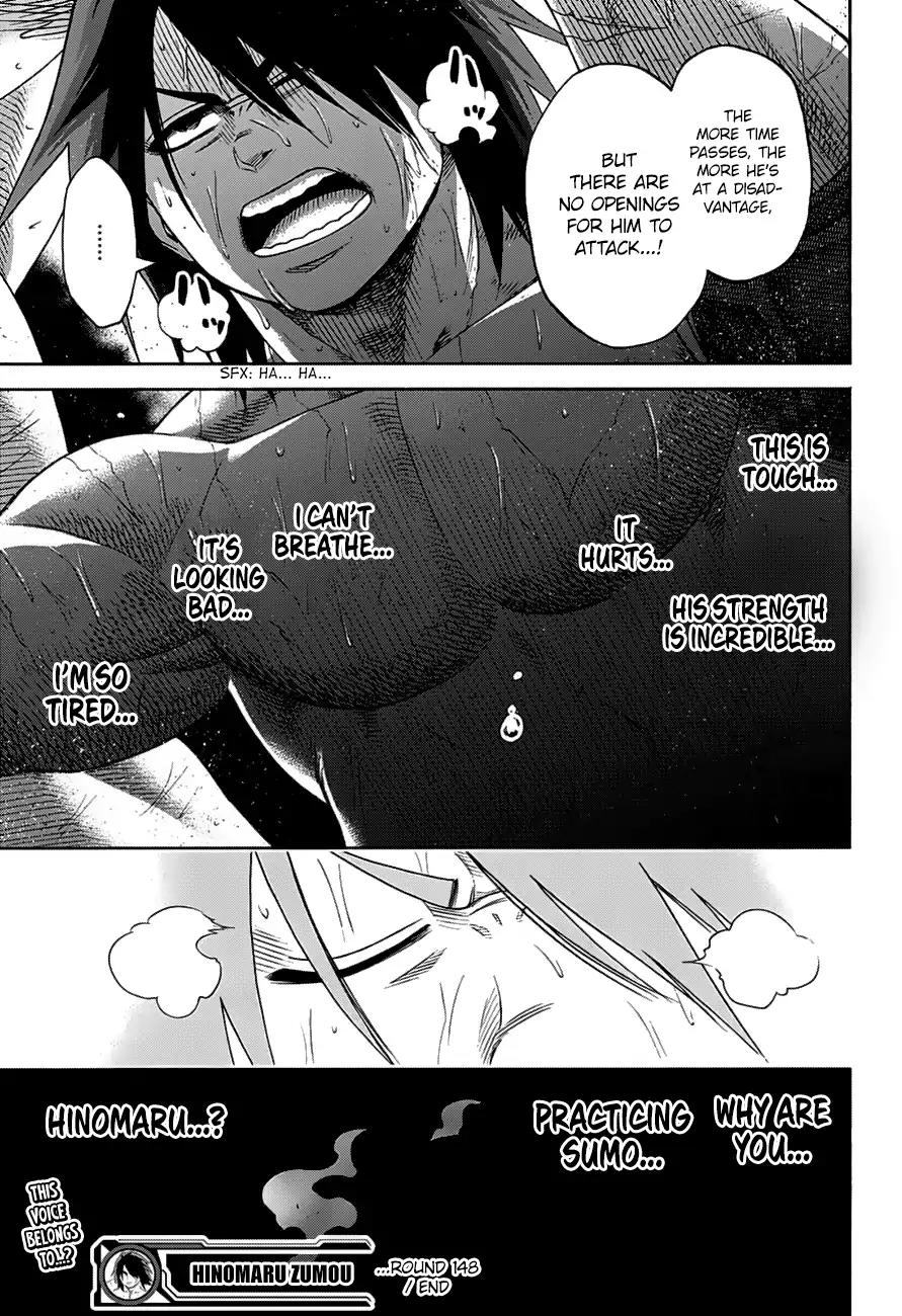 Hinomaru Zumou chapter 148 page 19