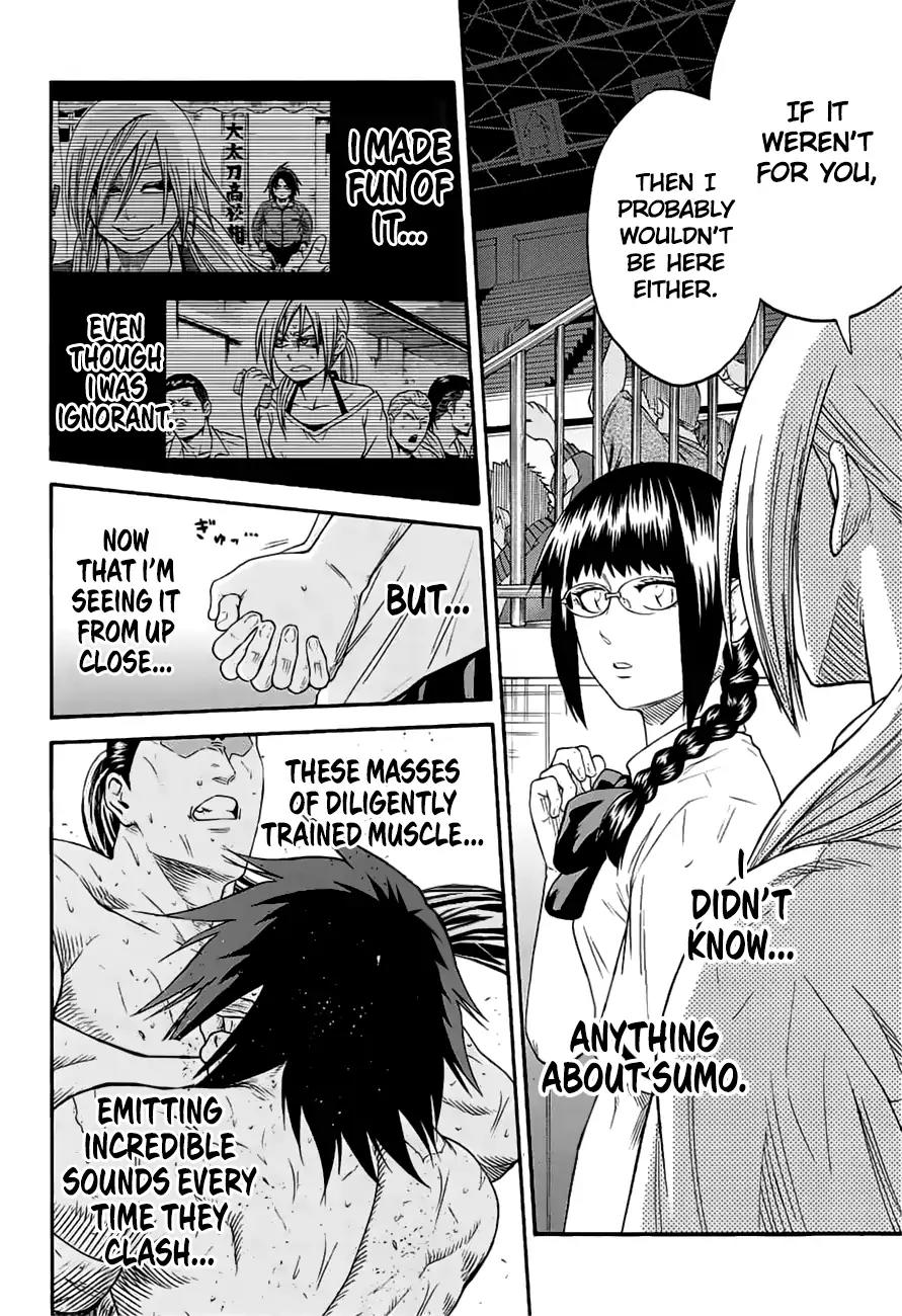 Hinomaru Zumou chapter 150 page 16