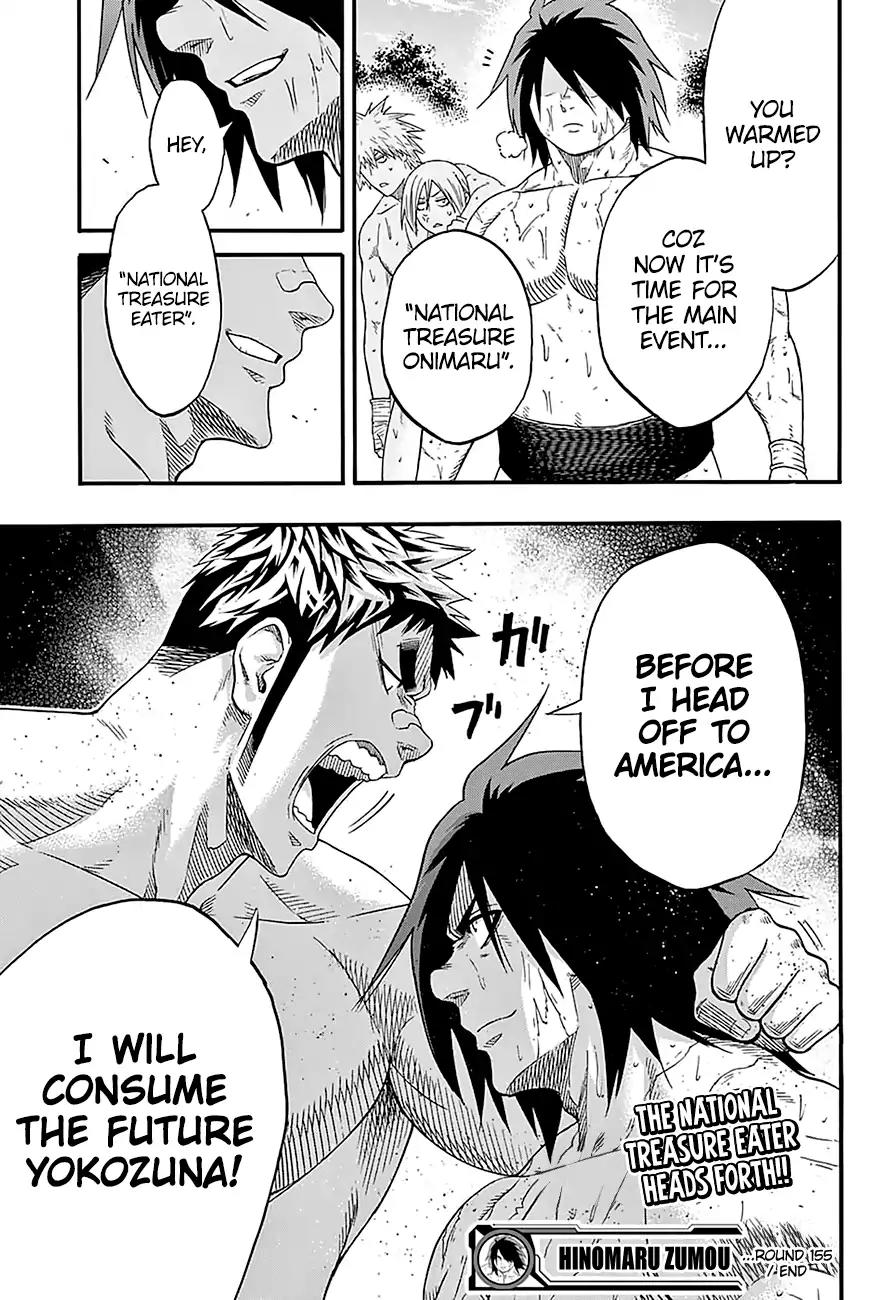 Hinomaru Zumou chapter 155 page 20