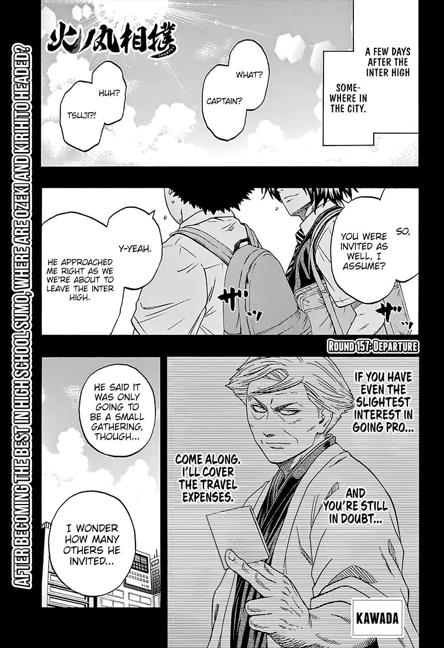 Hinomaru Zumou chapter 157 page 2
