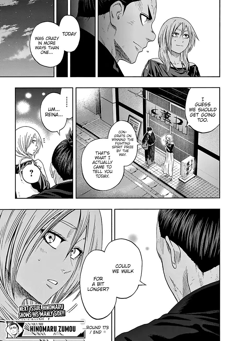 Hinomaru Zumou chapter 173 page 20