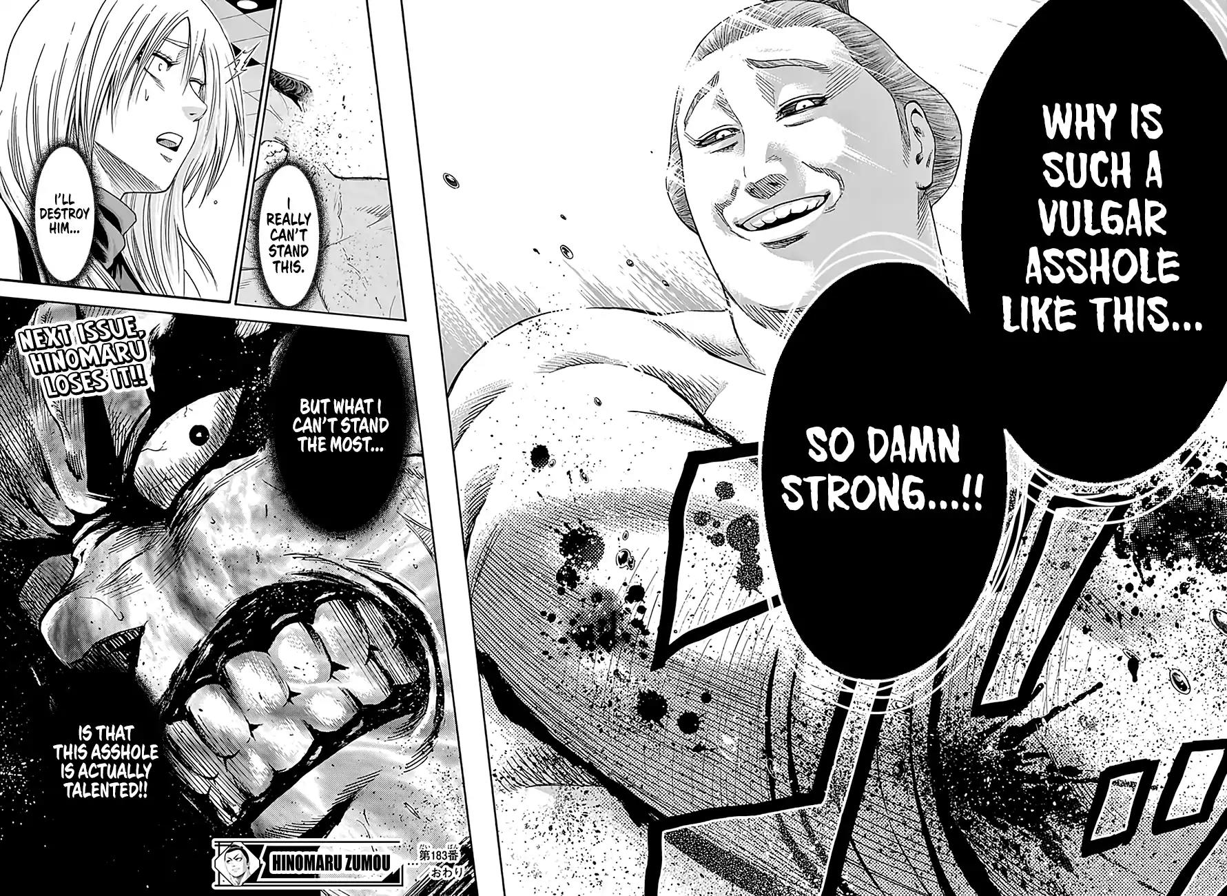 Hinomaru Zumou chapter 183 page 18