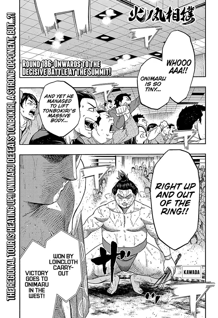 Hinomaru Zumou chapter 186 page 2