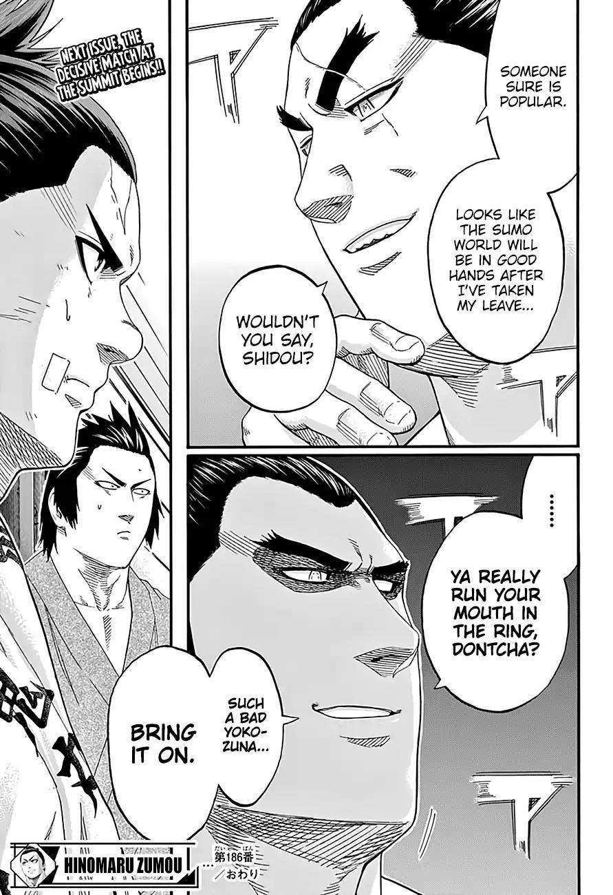 Hinomaru Zumou chapter 186 page 20