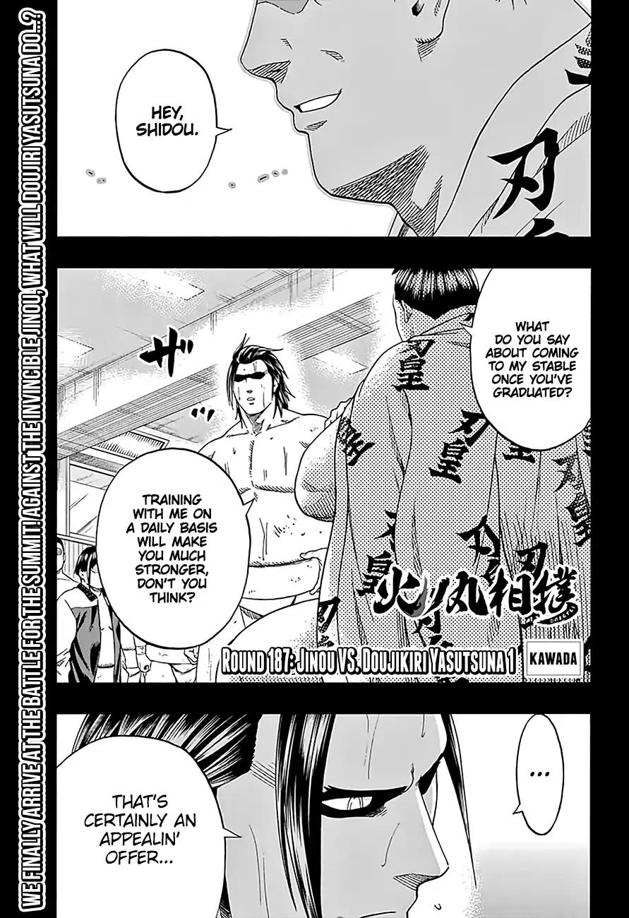 Hinomaru Zumou chapter 187 page 2