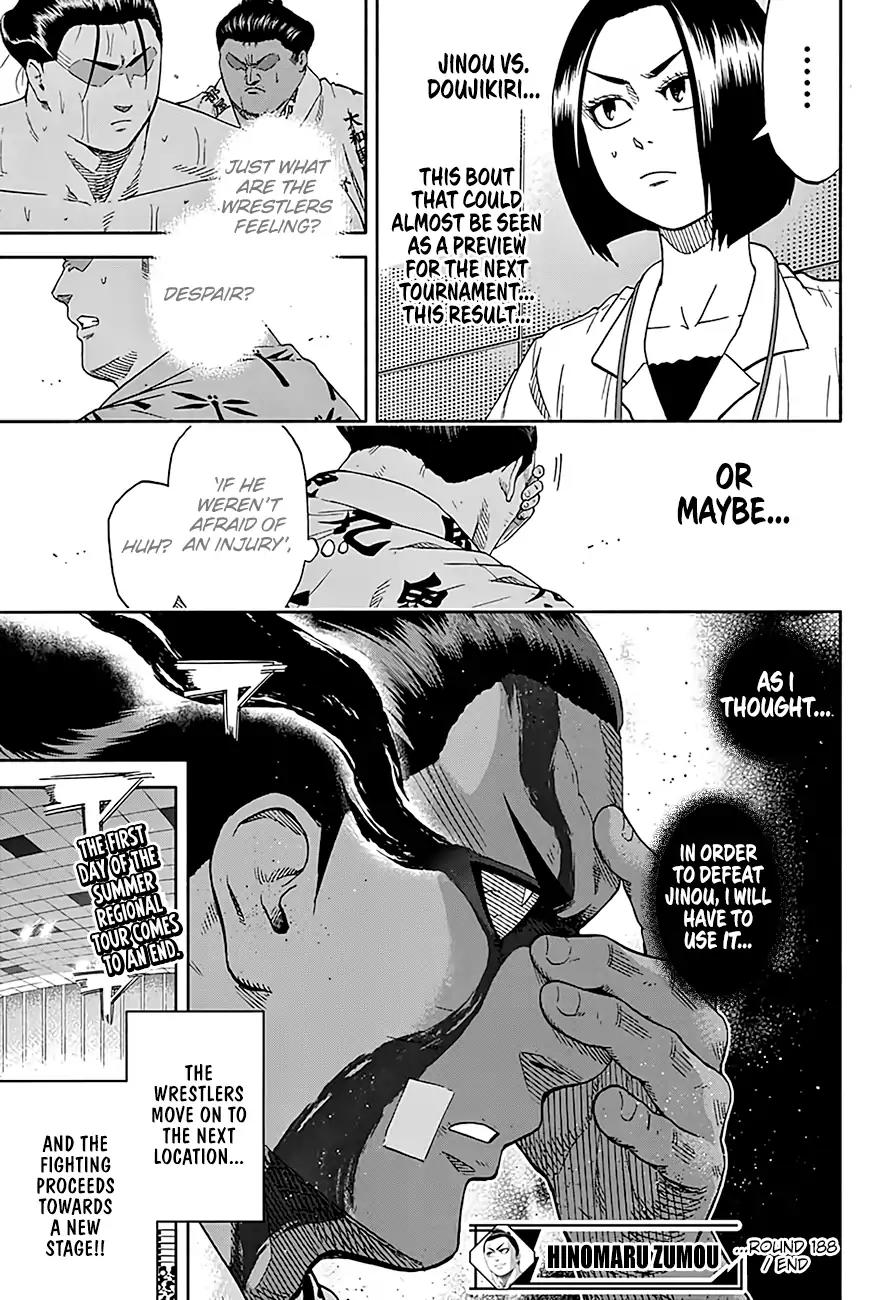 Hinomaru Zumou chapter 188 page 18