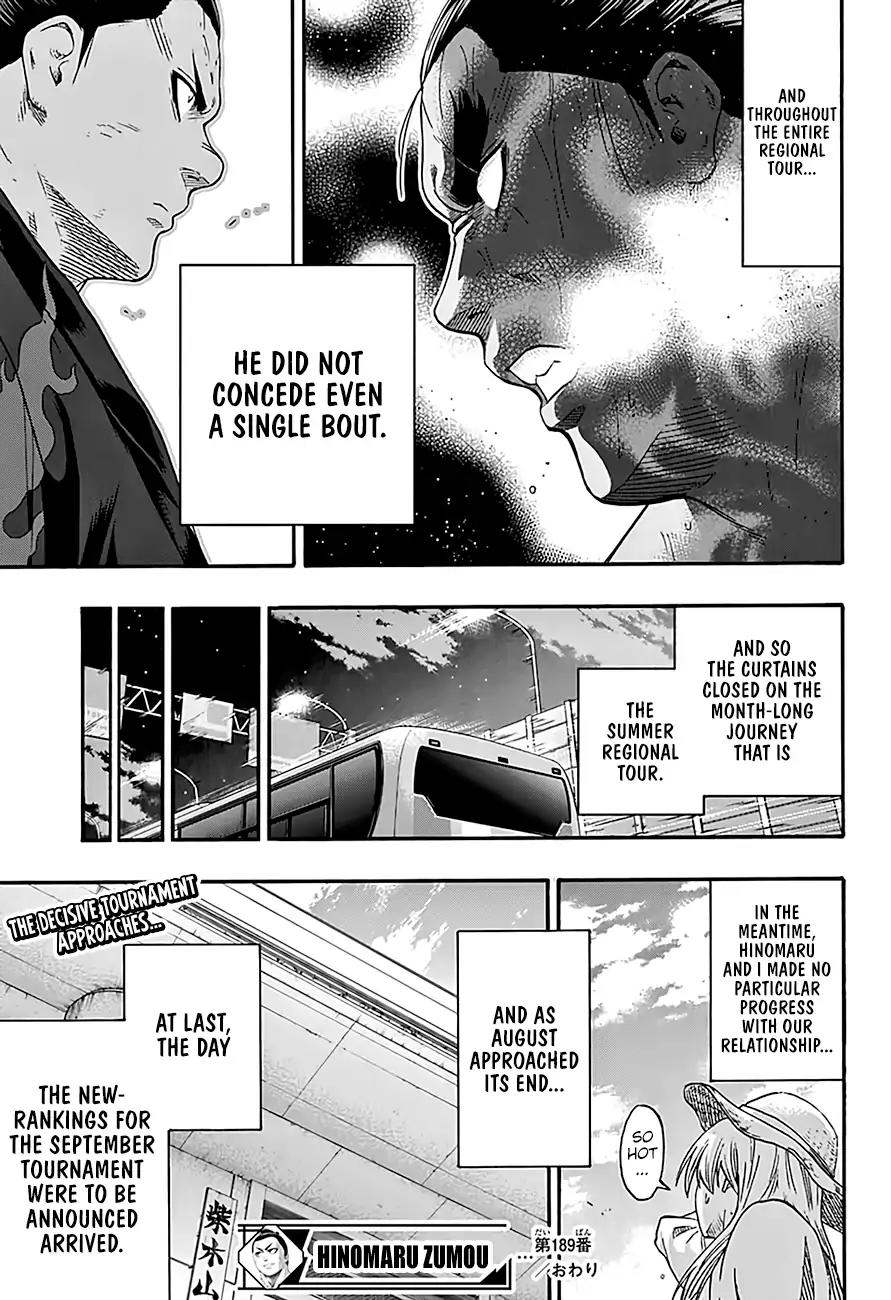 Hinomaru Zumou chapter 189 page 20
