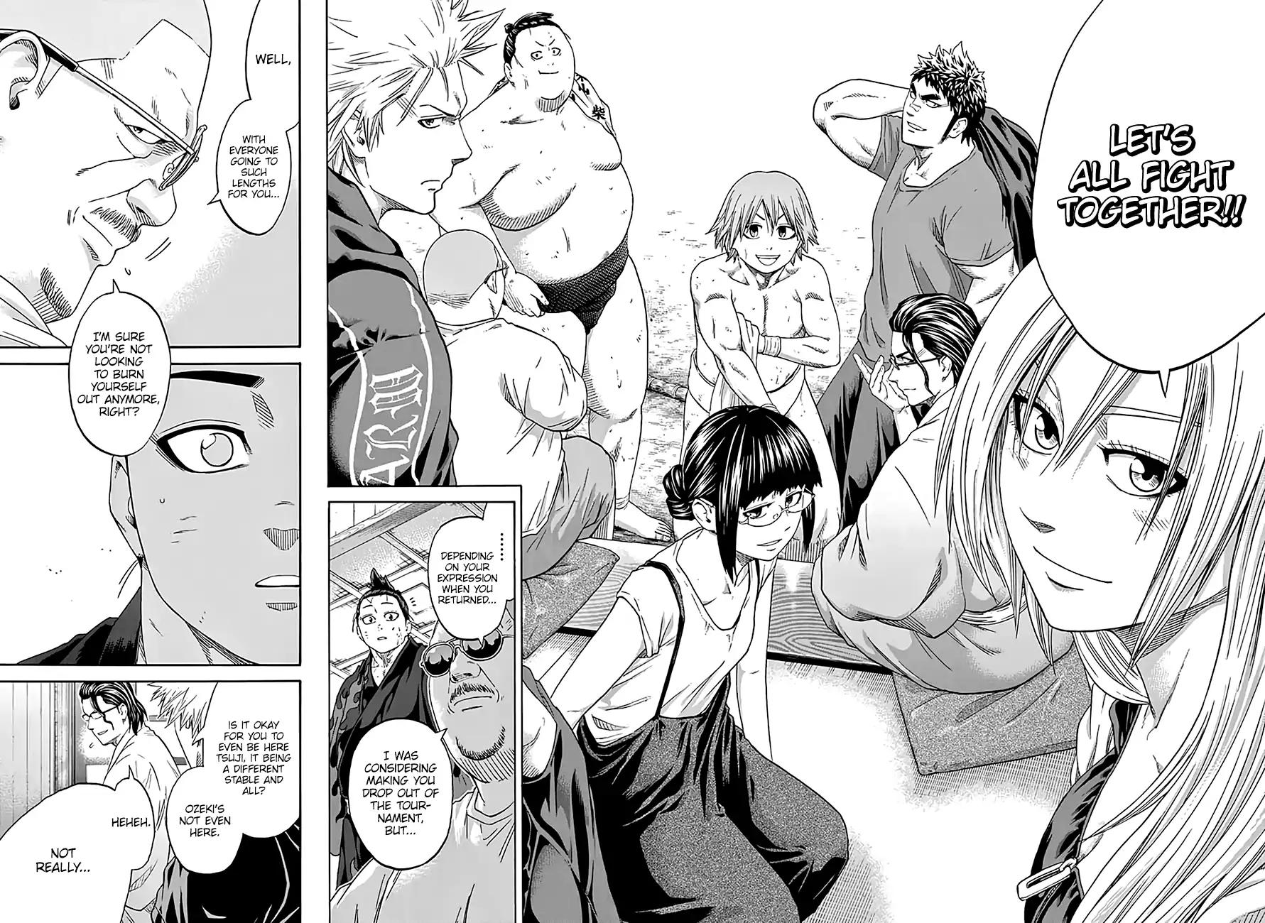 Hinomaru Zumou chapter 205 page 17