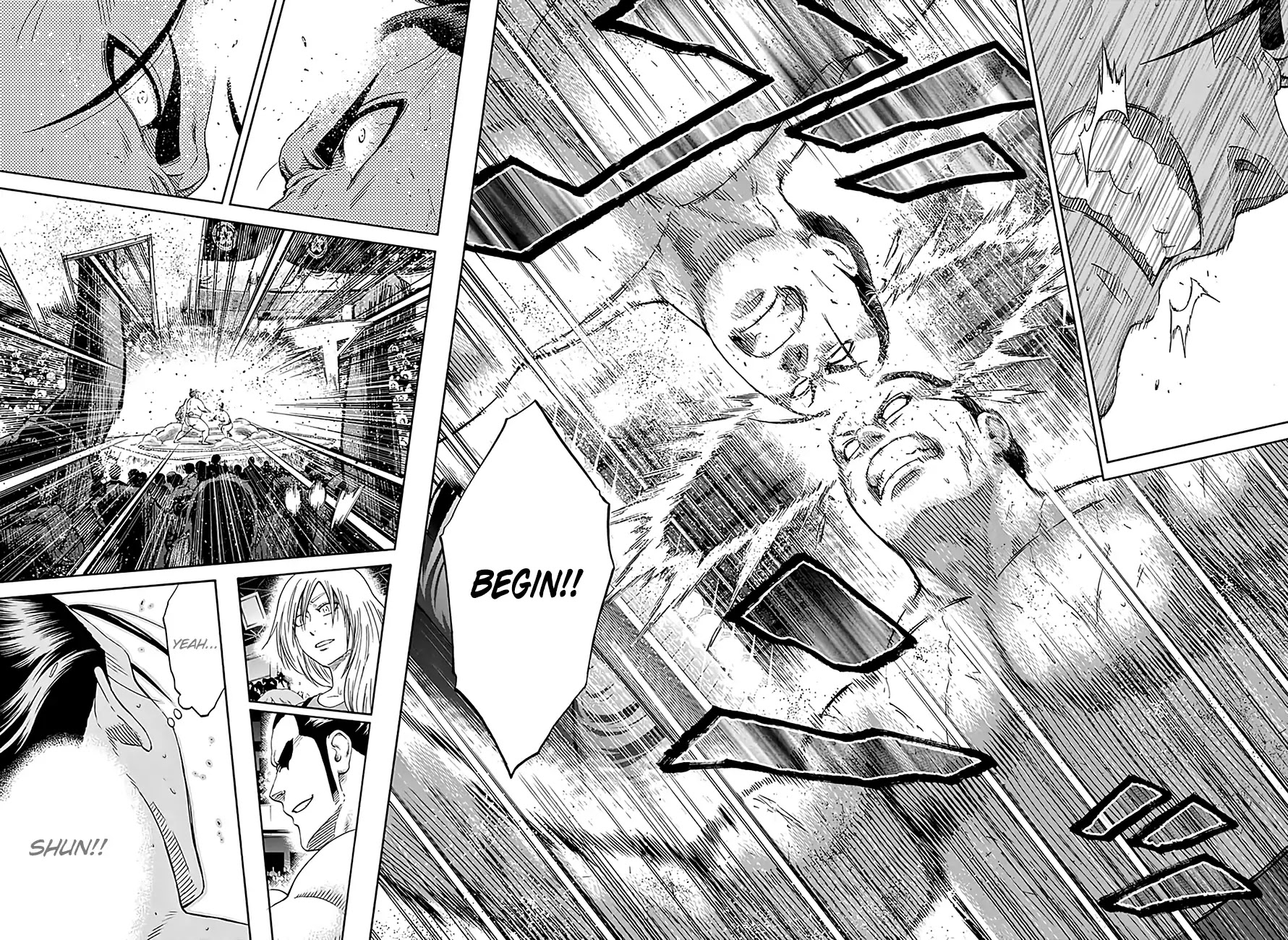 Hinomaru Zumou chapter 220 page 16