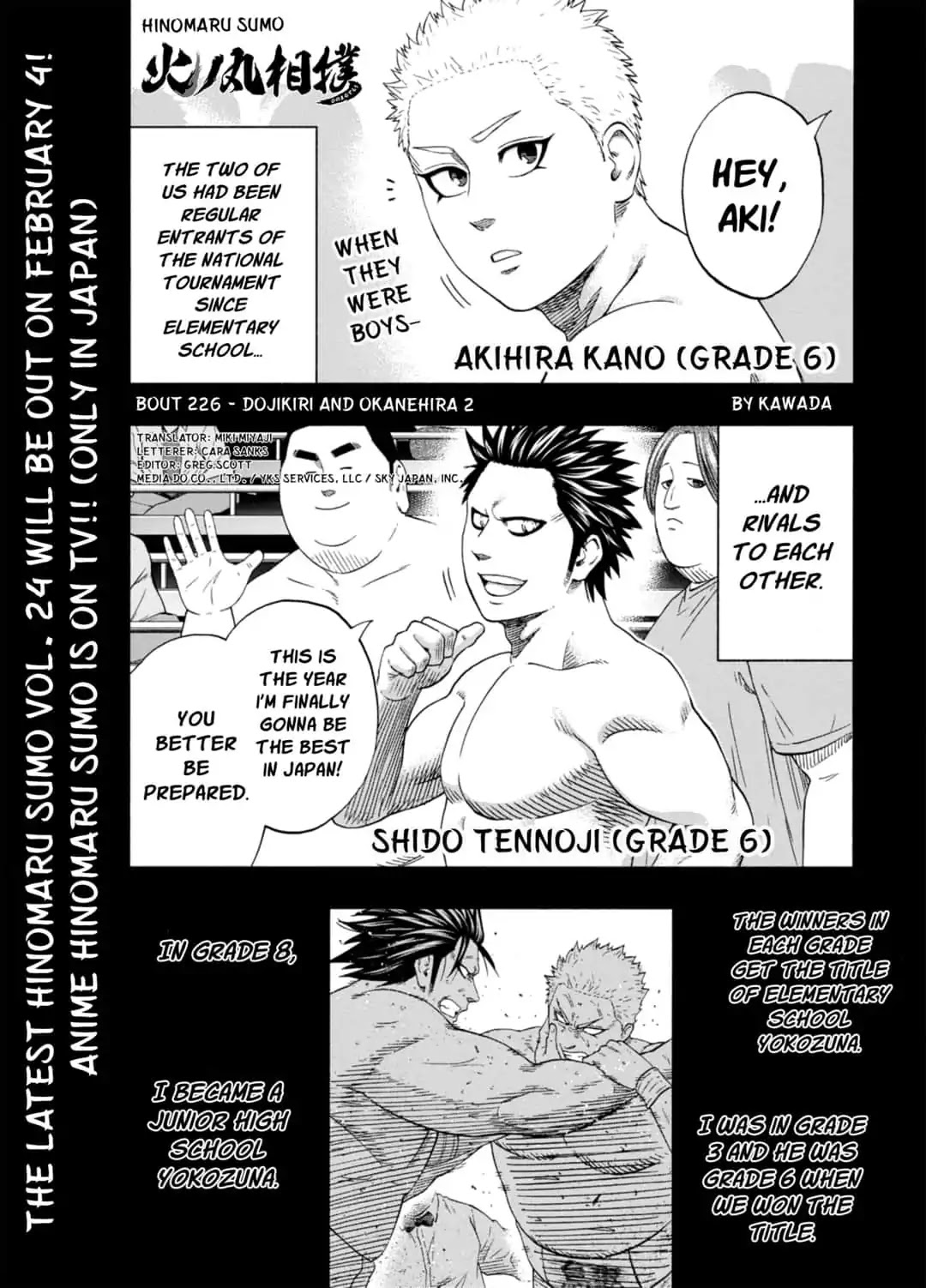 Hinomaru Zumou chapter 226 page 1