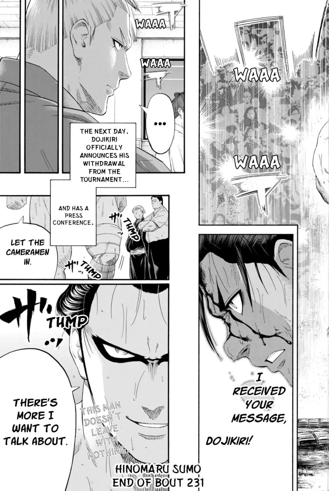 Hinomaru Zumou chapter 231 page 19