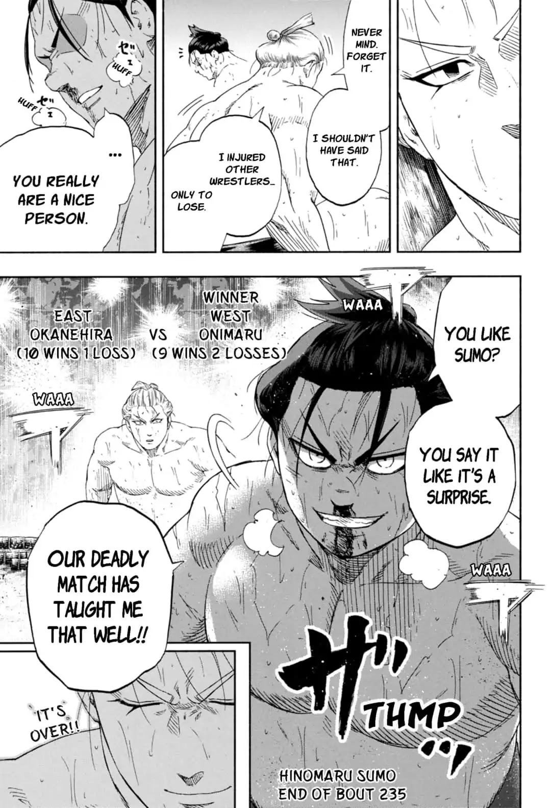 Hinomaru Zumou chapter 235 page 19