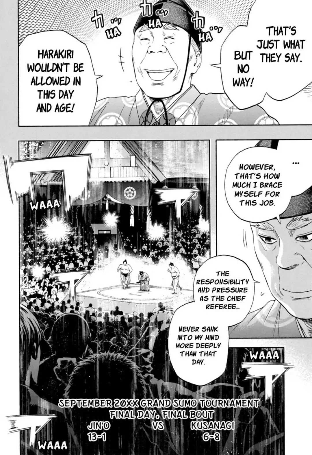 Hinomaru Zumou chapter 243 page 2