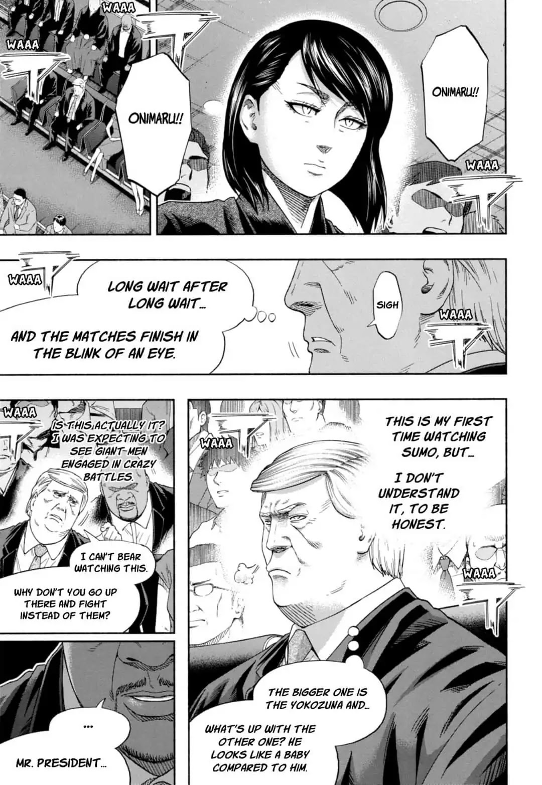 Hinomaru Zumou chapter 247 page 11