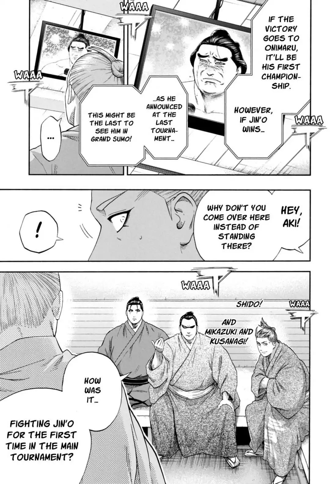 Hinomaru Zumou chapter 247 page 7