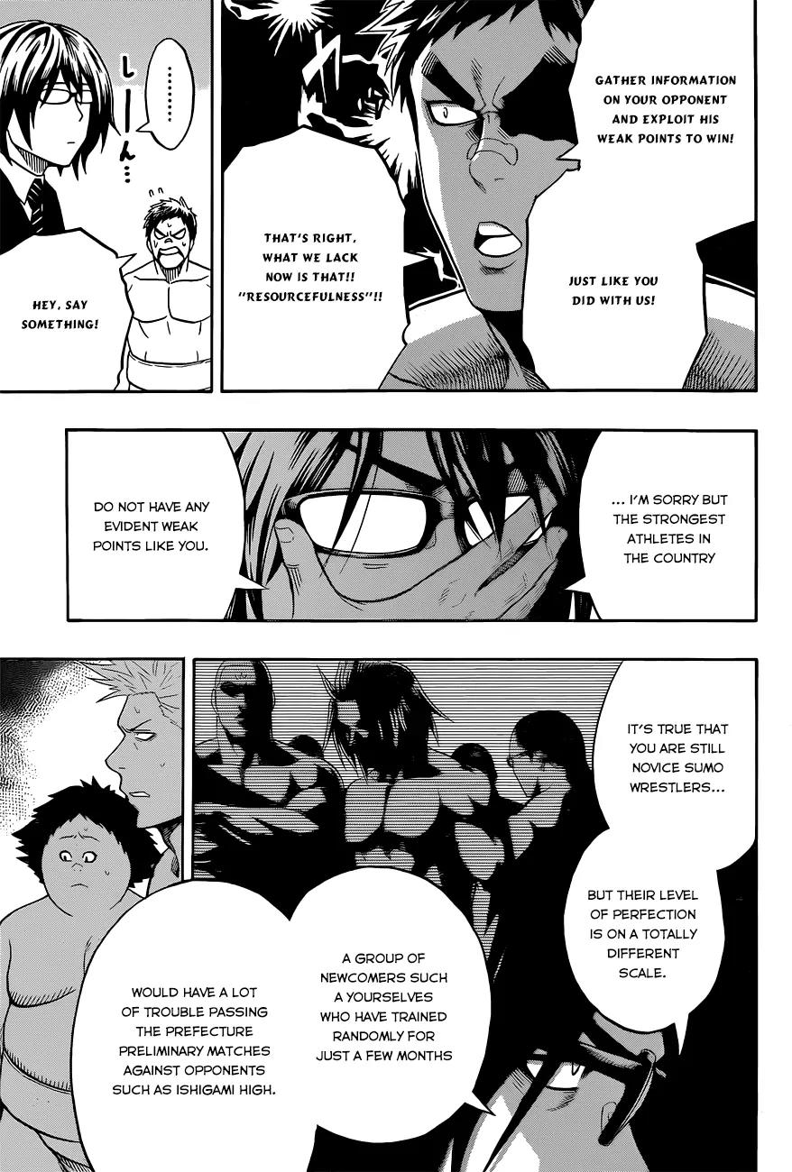 Hinomaru Zumou chapter 35 page 18