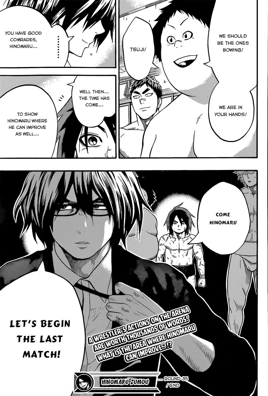 Hinomaru Zumou chapter 35 page 22