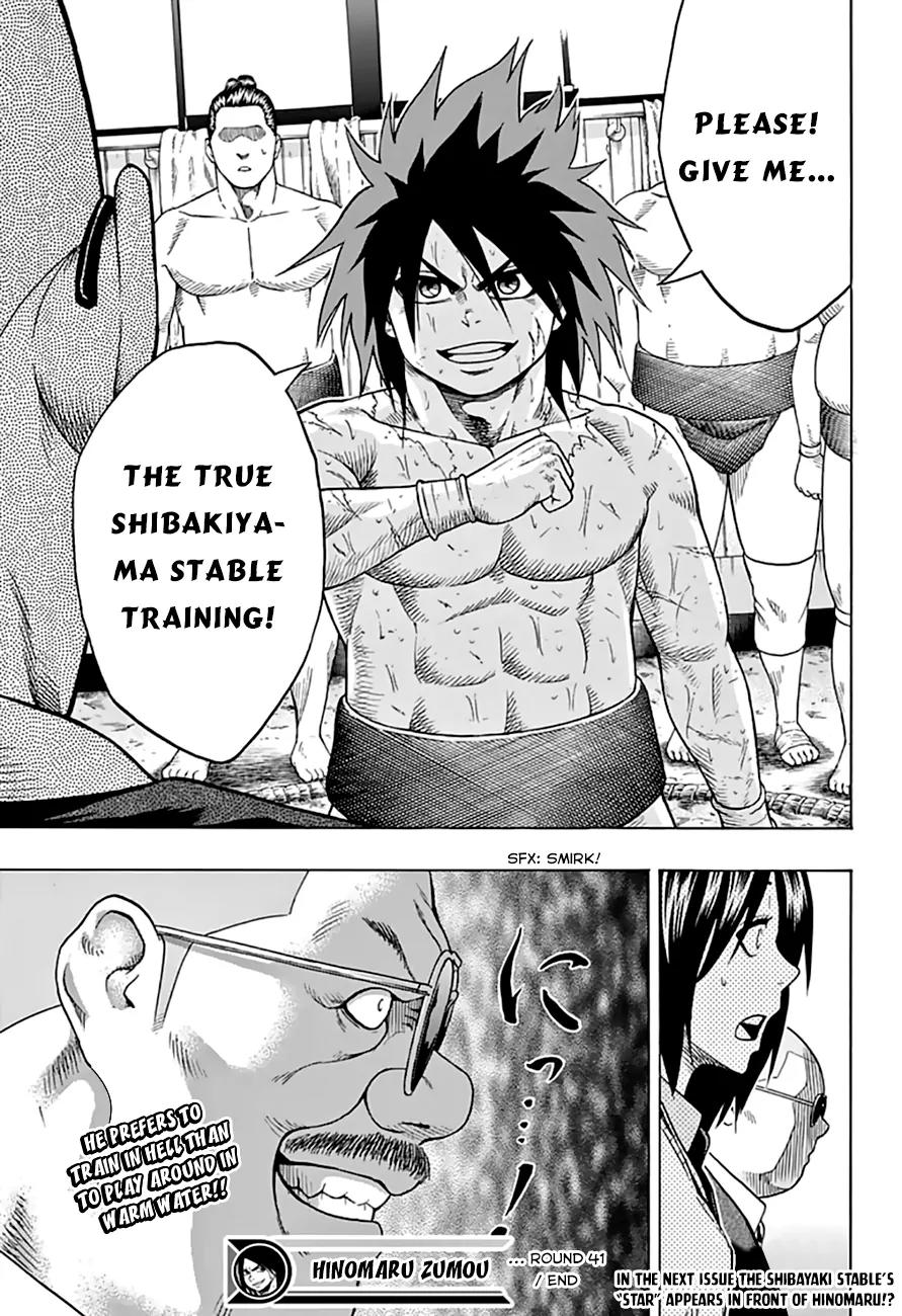 Hinomaru Zumou chapter 41 page 19