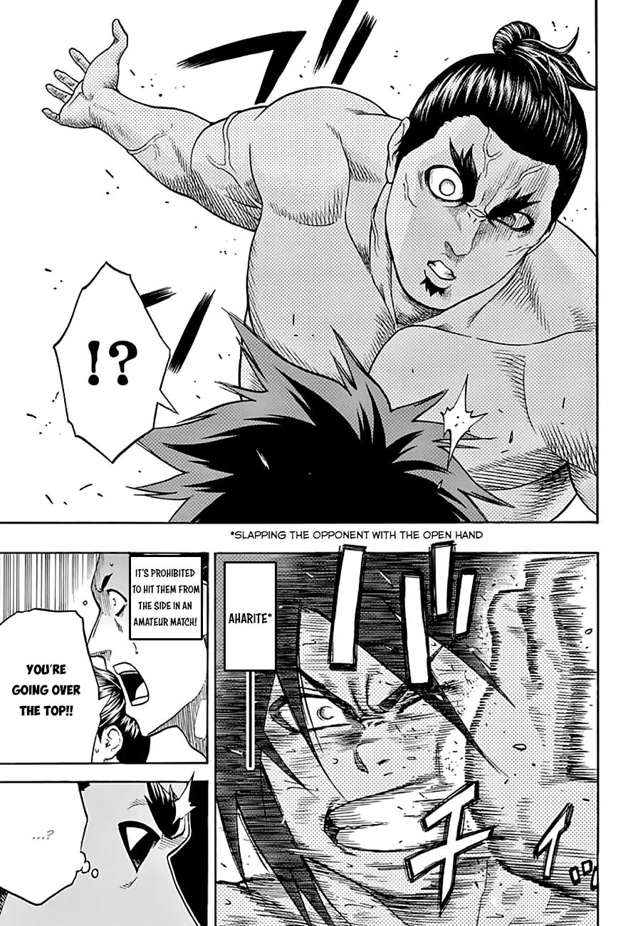 Hinomaru Zumou chapter 43 page 12