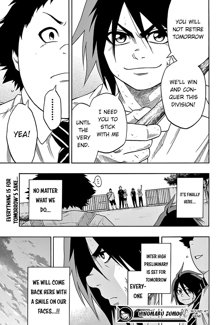 Hinomaru Zumou chapter 47 page 19